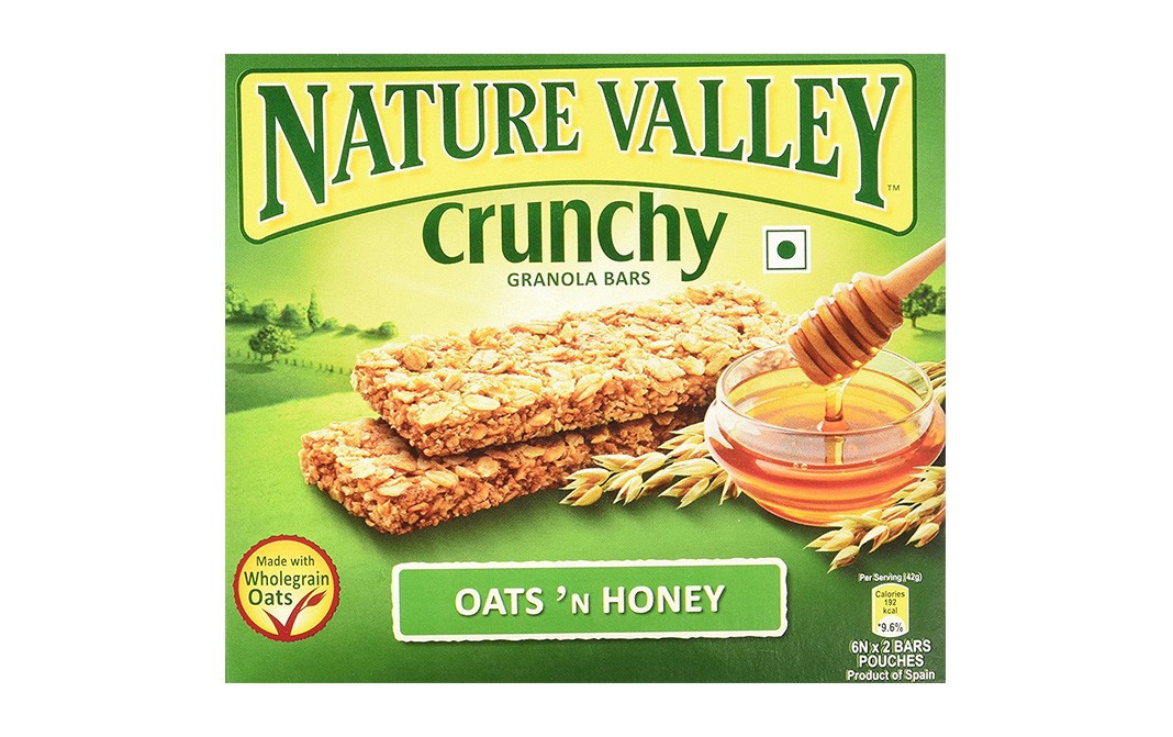 Nature Valley Crunchy Granola Bar Oats 'N Honey   Box  252 grams